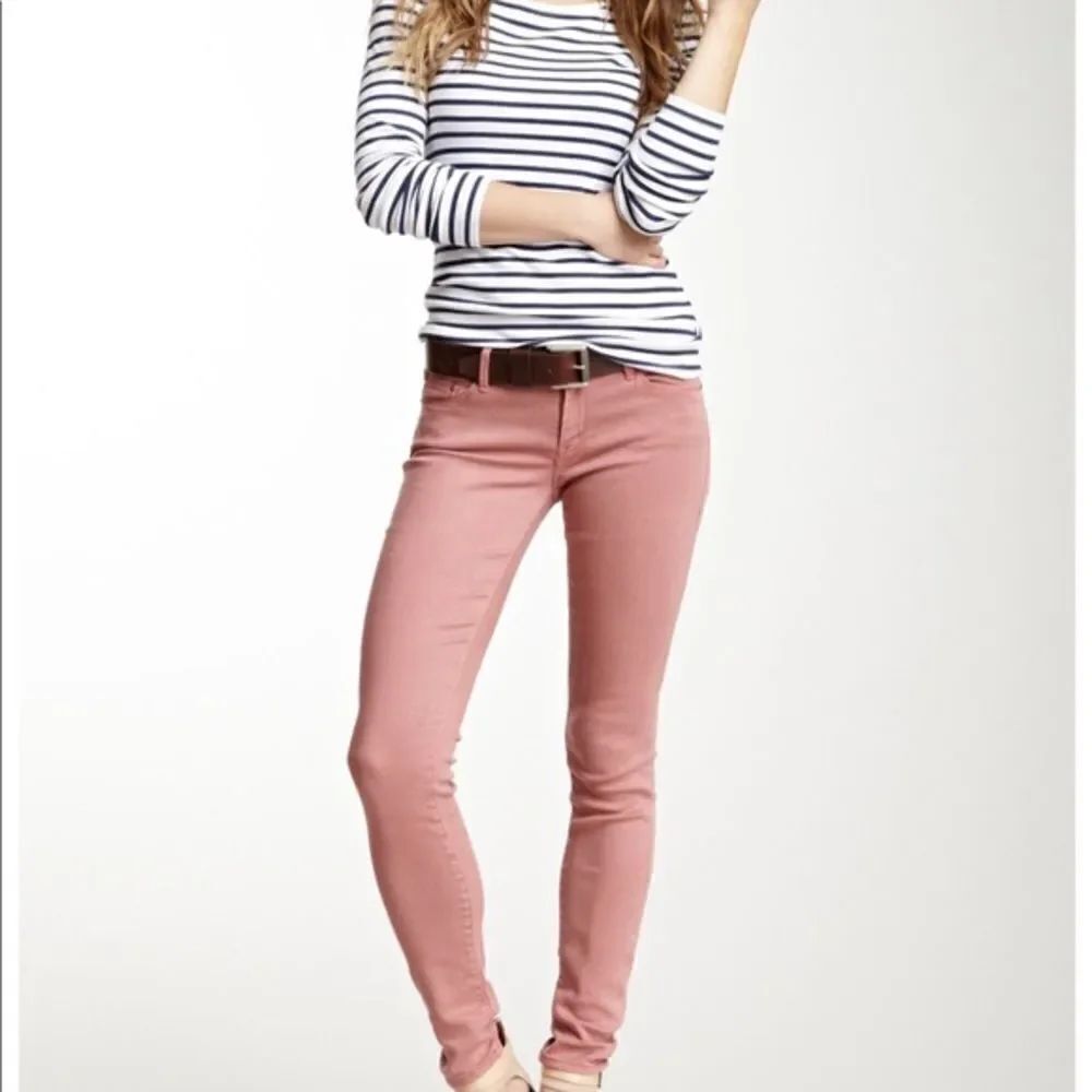 MOTHER THE LOOKER POP SKINNY JEANS